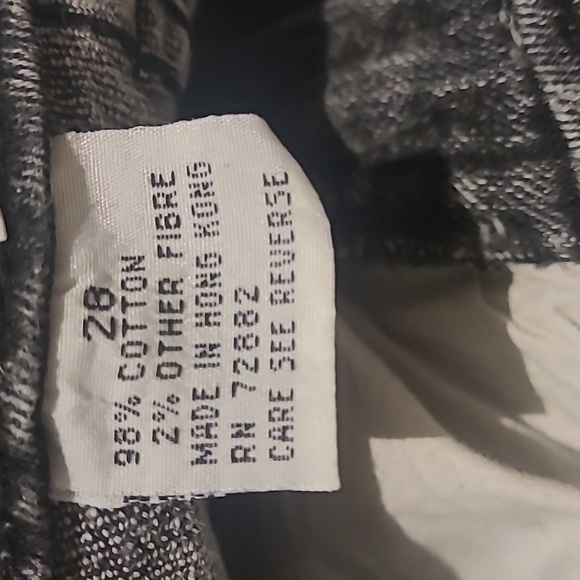 VINTAGE HIGH RISE ACID WASH JEANS - Picture 6 of 7